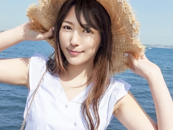 【美乳美女とイチャラブ旅】超絶かわいい彼女と2人っきりのエッチな旅行！キレイな美乳を揺らして乱れまくる濃厚セックス♡